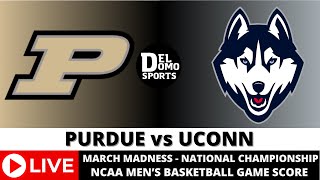 PURDUE VS CONNECTICUT LIVE 🏀 NCAAM Basketball National Championship 🏆 APR 8 2024 [upl. by Anaigroeg460]