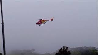 Arcanjo 04 do Corpo de Bombeiros sofre acidente durante operação SAR em Ouro Preto MG [upl. by Ennayoj947]