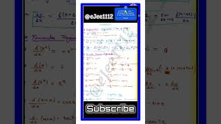 physics class11 differentiation and integration formula concept [upl. by Minetta213]