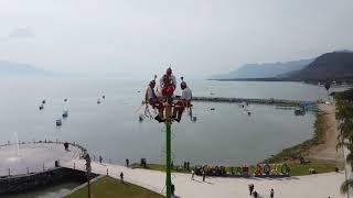 Voladores de Papantla Lago de Chapala Guadalajara Jalisco México [upl. by Leilani]