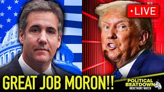 LIVE Cohen REACTS to Trump DISASTROUS Testimony FULL BEATDOWN BREAKDOWN [upl. by Ynafetse]