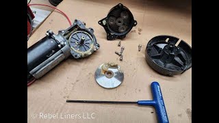 Camper RV Awning Motor Dometic 9200 Problems and replacement [upl. by Errecart]