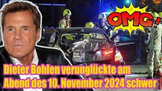 Dieter Bohlen verunglückte am Abend des 10 November 2024 schwer [upl. by Walliw]