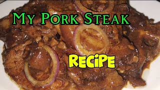 Pork Chop Steakmy own style [upl. by Supmart]