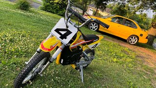 My First RaZor Mx650 Dirt Bike…Father and Son Project…Lost Tape [upl. by Onitsuj]