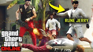 GTA 5  WE BROUGHT RUNE JERRY TO TAKE REVENGE ON ROCKSTAR runejerry  MALAYALAM [upl. by Babette]