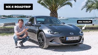 Utazás az Adriára a LEGÚJABB Mazda MX5tel [upl. by Junna]