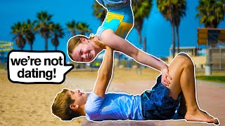 KIDS vs ADULTS Cute Gymnastics amp “Couplesquot Challenge ❤️ [upl. by Dammahum]