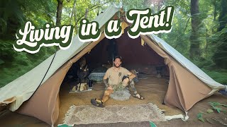 Living OffGrid in the UK in a Tent Part 2 Ep 30 [upl. by Odessa129]