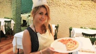 How to Cook REAL Italian Pizza  Rome Italy [upl. by Airdua]