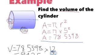 Year 8 Volume and Capacity of Cylinder [upl. by Azilef]