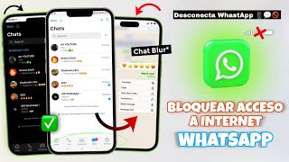 Cómo Desconectar WhatsApp de Internet en Android y iPhone Rápido y Fácil [upl. by Oiramad]