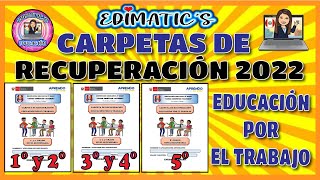 Carpeta de Recuperación 2022 EPT Educación por el trabajo [upl. by Anertak507]