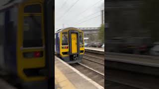 Class 158 amp Class 333 train trainspotter trainstation railway northernrailway [upl. by Yznyl]