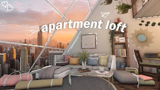 Bloxburg Apartment Loft  Speedbuild No Transform Gamepass [upl. by Ttnerb]