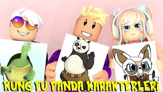 KUNGFU PANDA KARAKTERLERİNİ ÇİZİYORUZ wBUSE DUYGU PAMİR ROBLOX SPEED DRAW [upl. by Emersen]