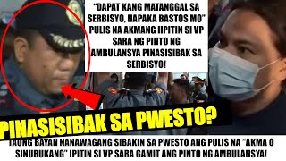 Matapos LUMABAS ang EBIDENSYA PULIS na SINUBUKANG IPITIN si VP SARA PINASISIBAK NA sa PWESTO [upl. by Aredna]