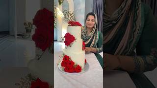 Wedding cake shortsfeed cakerybyfiroza shortsvideo shorts weddingcake [upl. by Abramo]