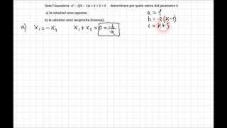 Equazioni parametriche 4 [upl. by Eelyam]