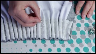 How to Hang Pencil Pleat Curtains  Step by Step Guide [upl. by Siladnerb]