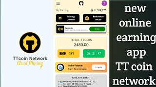 TT coin networkonline earningapp withdrawJAZZcasheasypaisa [upl. by Faustina919]