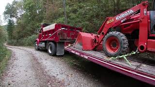 Dude Wheres My Culvert Kubota M59 Ditch Cleaning and Trucking [upl. by Trainor]