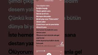 Halil Ibrahim GökerBıkmışım Dünyadan lyricssözleri keşfet lyrics keşfetbeniöneçıkar [upl. by Aihsenrad807]