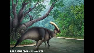 Sounds of a Parasaurolophus walkeri herd [upl. by Yrotciv394]