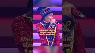 Ed Sheeran surprises Taylor Swift on stage dressed as a clown 🤡😂 shorts taylorswift edsheeran [upl. by Azmah]