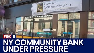 New York Community Bank under serious pressure as stocks fall [upl. by Sashenka963]