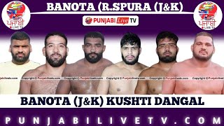 LIVE BANOTA  R S PURA  JampK KUSHTI DANGAL 14NOV2024 by PUNJABI LIVE TVCOM [upl. by Hestia]