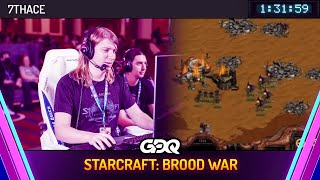 StarCraft Brood War by 7thAce in 13159  Awesome Games Done Quick 2024 [upl. by Nnaylime]