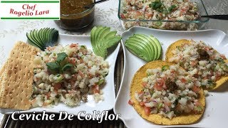 CEVICHE DE COLIFLOR DELICIOSA RECETA [upl. by Kaazi]