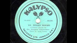 Dr Kinsey Report 10 inch  Lord Lebby and The Jamaican Calypsonians [upl. by Dnomhcir]