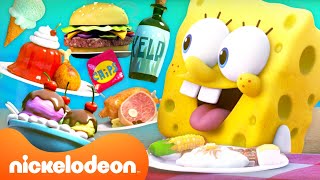 SpongeBobs Favorite FOOD at Kamp Koral  Nickelodeon UK [upl. by Vasti272]