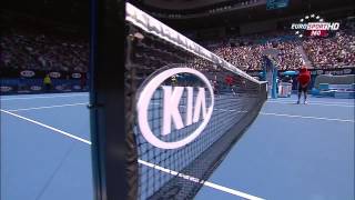 Bouchard Vs Li Na Final Australian Open 2014 1 SetFirst Set 720 HD [upl. by Aelak]