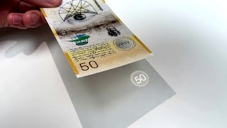 SICPA Banknote Sample with Rayform Caustics Technology [upl. by Nylac259]