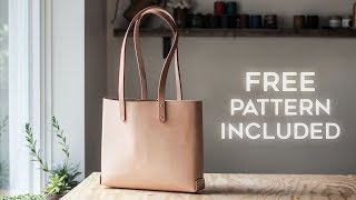 The Easy Way to Make a Leather Bag [upl. by Airetak]