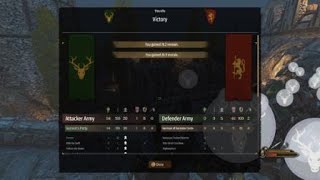 Taking my first Castle in Bannerlord 2 Constellationgaming Bannerlord2 [upl. by Notyalk]