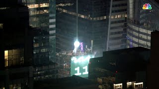 Watch the Times Square ball drop to ring in New Years 2024  NBC New York [upl. by Godrich]