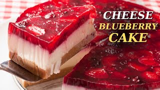 Blueberry Cheese Cake Recipe  Cheese Cake Recipe  How To Make Blueberry Cheese Cake [upl. by Issim]