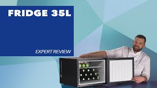 Mini Refrigerator 35 L Royal Catering RCGK35L  Expert review [upl. by Yssep]