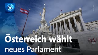 Österreich wählt neues Parlament [upl. by Haelam573]