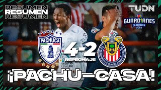 Resumen y goles  Pachuca 42 Chivas  Guard1anes 2021 MX Repechaje  TUDN [upl. by Rupert648]