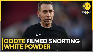 Referee David Coote Appears To Snort White Powder in Video Filmed During Euro 2024  WION [upl. by Felipa73]