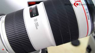 Canon EF 70200mm f28 L IS Mark II  Hands on Review  Simplyelectronicsnet [upl. by Tore297]