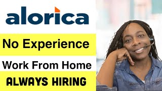 ALORICA ALWAYS HIRING NO EXPERIENCE  NATIONWIDE WORK FROM HOME JOBS  PAID TRAINING  BENEFITS [upl. by Bentlee]