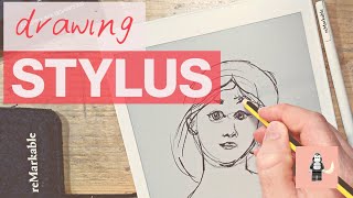 Drawing on the reMarkable  with the stadtler noris digital stylus [upl. by Annav]