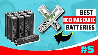 Top 5 Best Rechargeable Batteries In 2023🔋EBL POWEROWL Energizer Duracell amp Eneloop [upl. by Assirrec217]