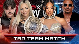 WWE 2K24  Dominik Mysterio amp Liv Morgan VS Bianca Belair amp Montez Ford  Tag Team Match [upl. by Mairim]